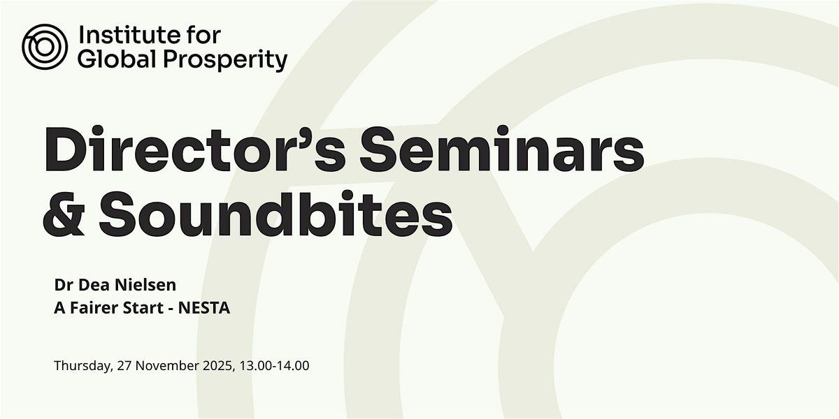 Improving Outcomes for Young Children: Addressing Inequalities Early