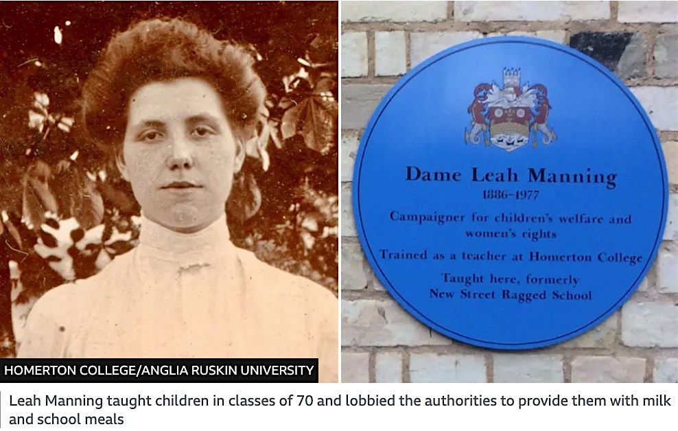 Leah Manning's Legacy: Cambridge, Women\u2019s Rights, and Spanish Refugees