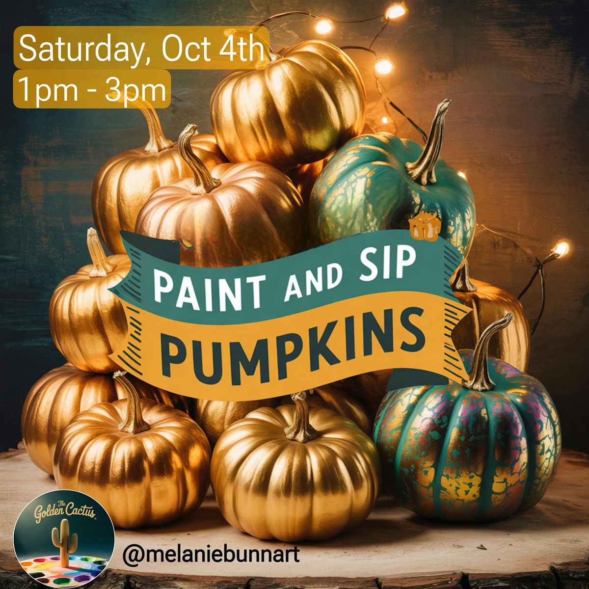 Paint and Pumpkins - October 4th