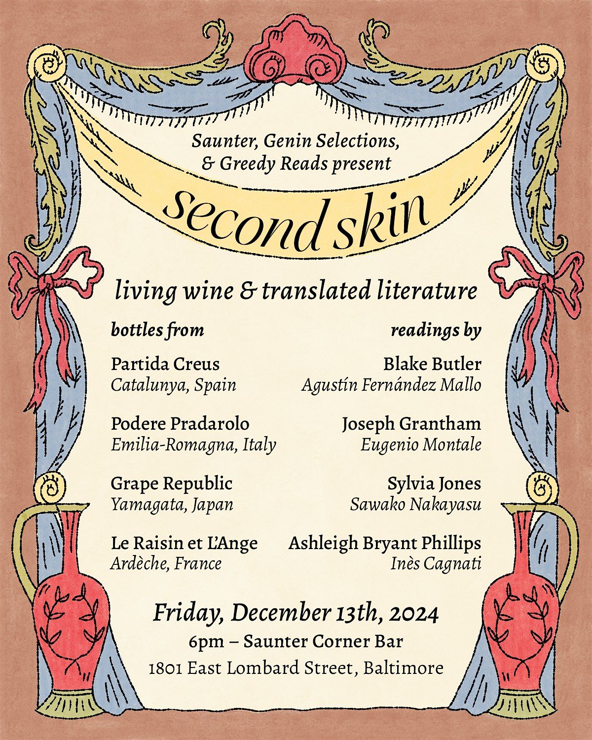 Second Skin: Living Wine & Translated Literature