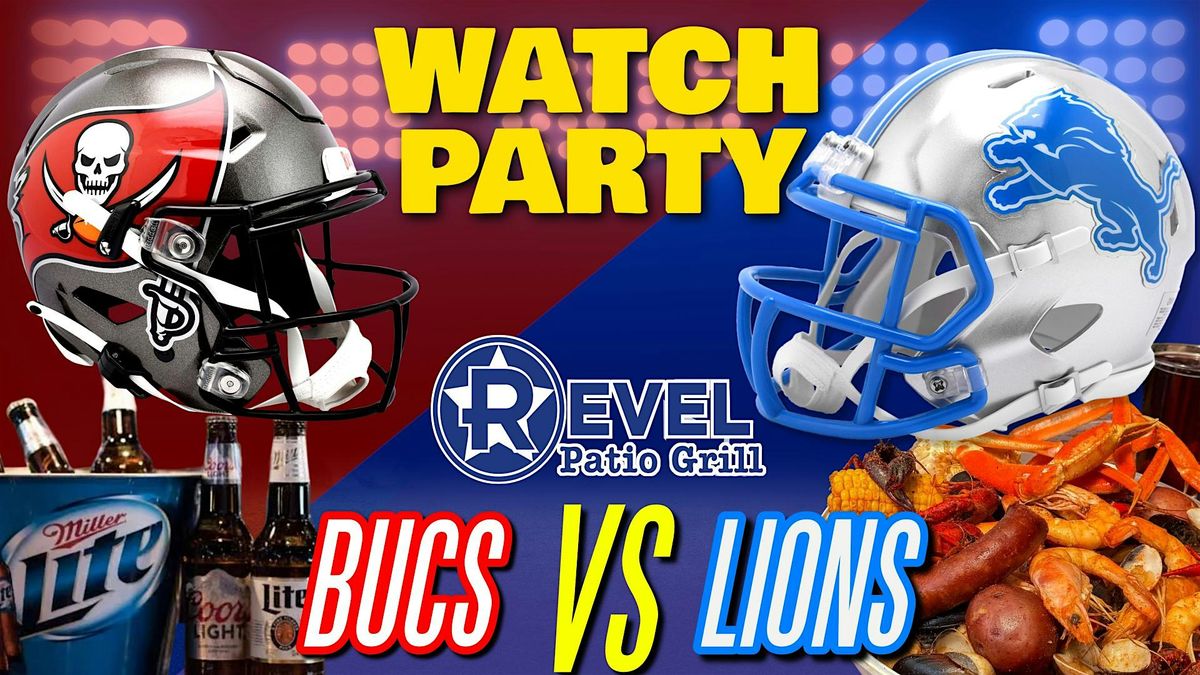 Bucs vs Lions - Watch Party at The Revel!