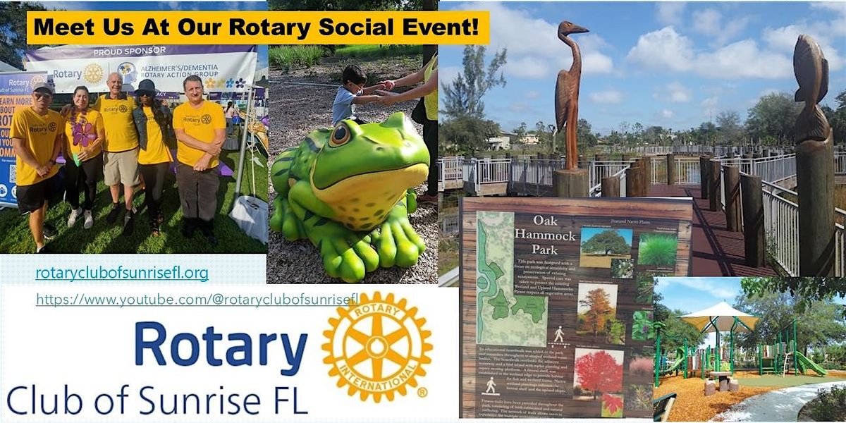 Rotary Club Sunrise FL Holiday Picnic, Oak Hammock Park