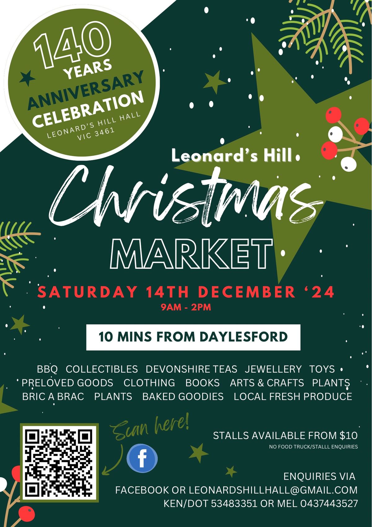 Leonard\u2019s Hill Christmas Market \/ 140 Years Anniversary Celebration