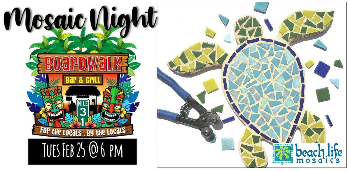 Craft Night in Big Pine Key - Mosaics