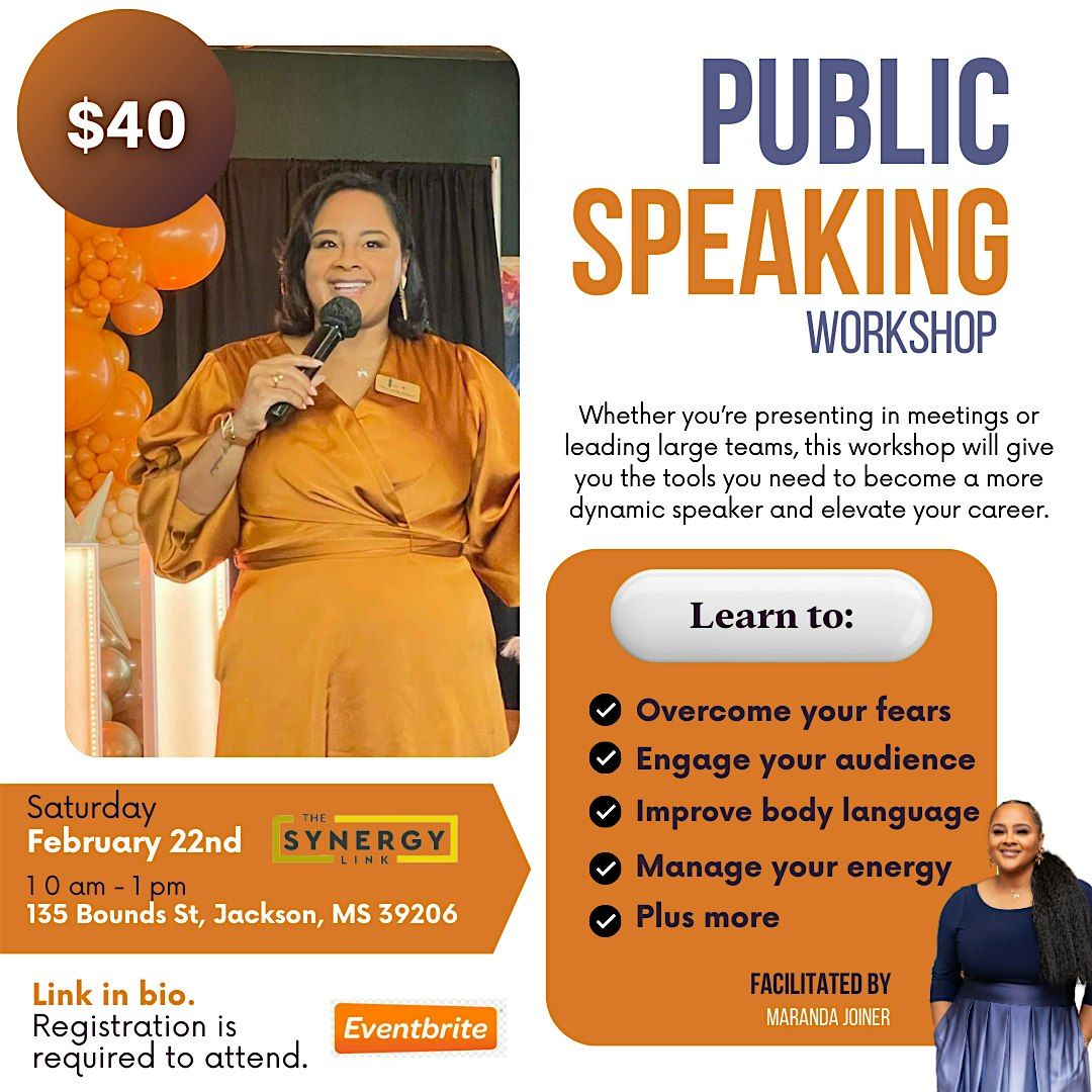 Public Speaking Workshop w\/Maranda Joiner