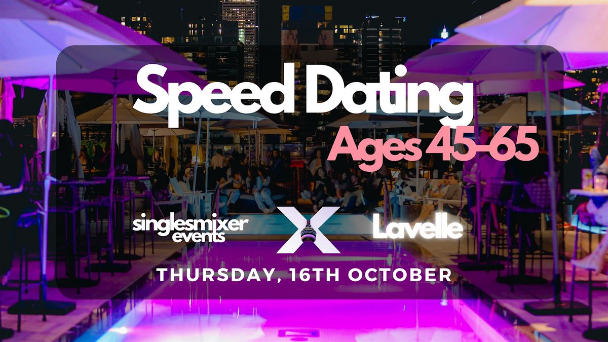 Toronto Speed Dating | Meet Singles Ages 45\u201365