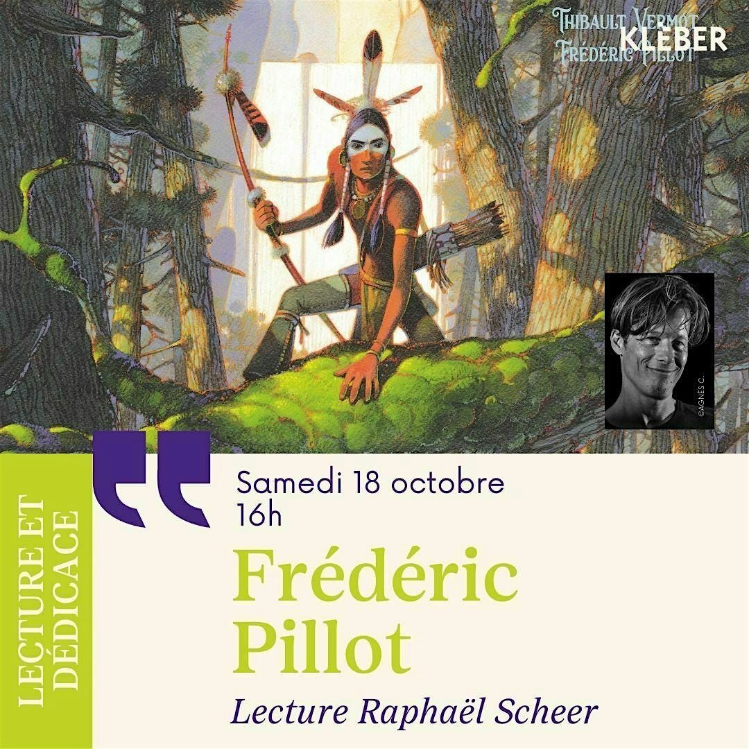 Lecture et d\u00e9dicace avec Fr\u00e9d\u00e9ric Pillot