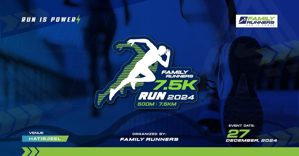 Family Runners 7.5K Run 2024