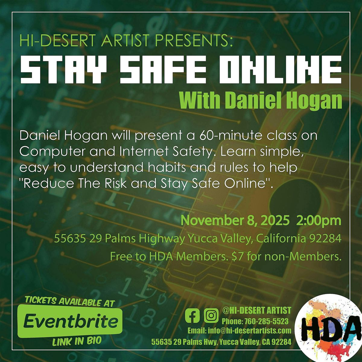 Stay Safe Online With Daniel Hogan