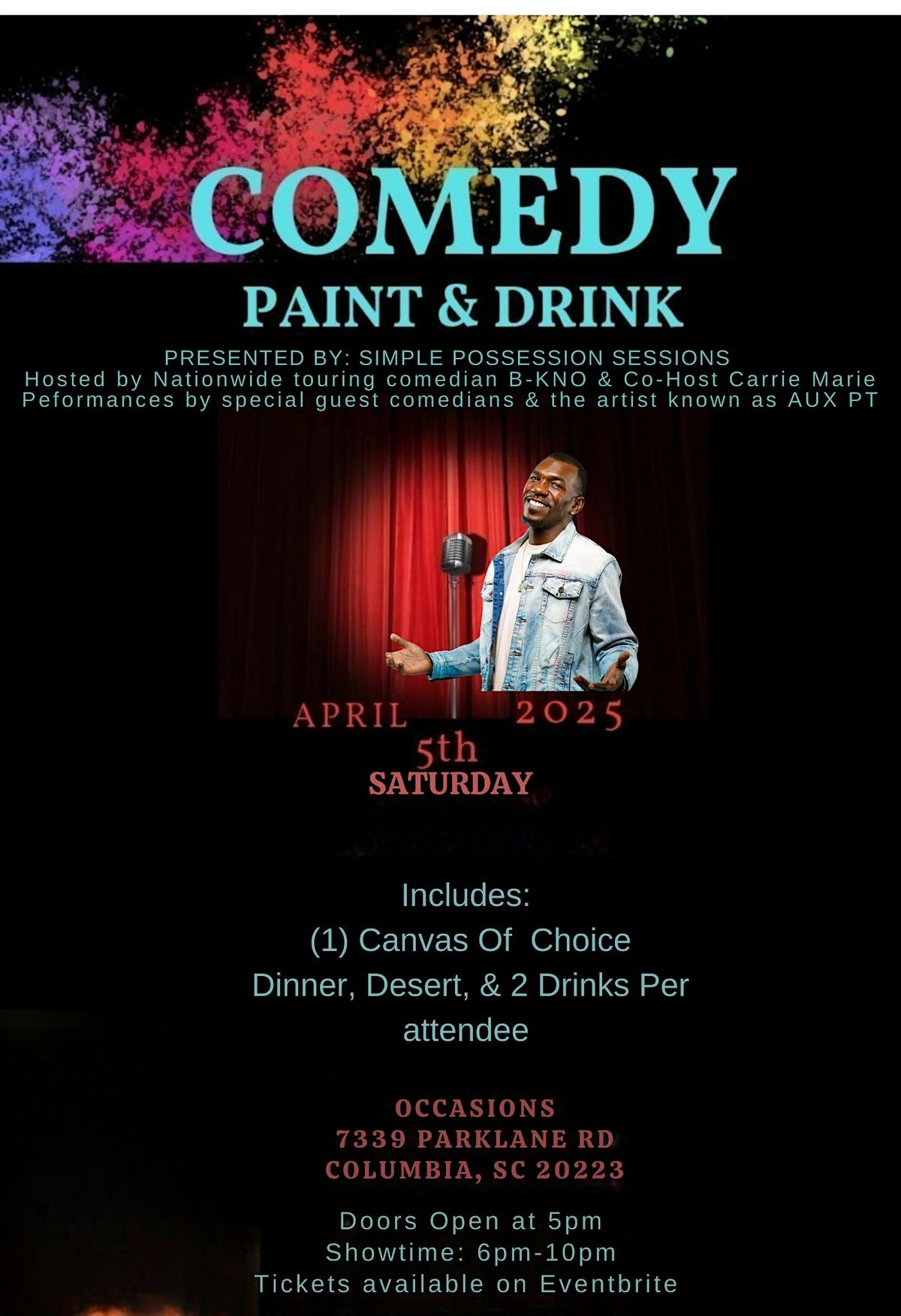 Comedy Paint & Drink