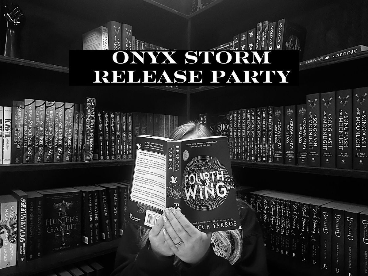 Onyx Storm Midnight Release Party