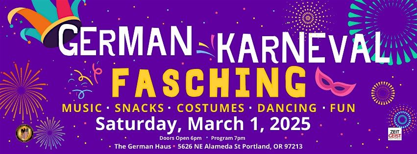 German Karneval:  Fasching