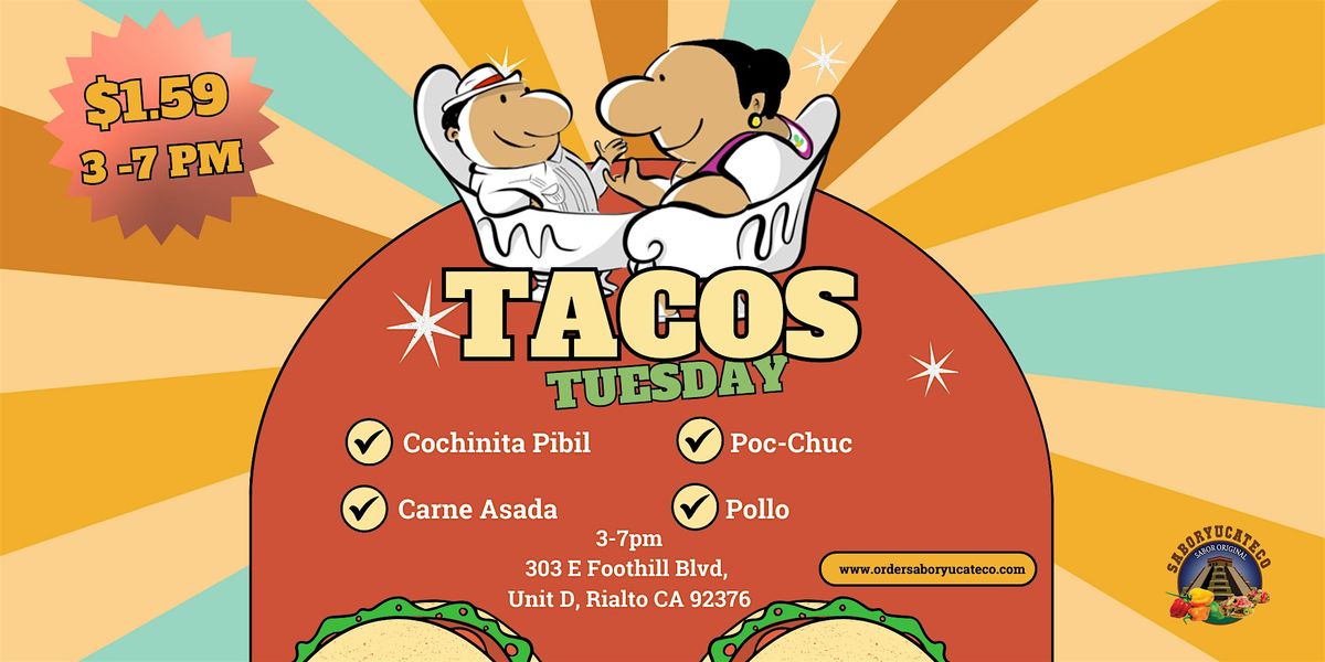 Taco Tuesday $1.59 Tacos & beer. datenight