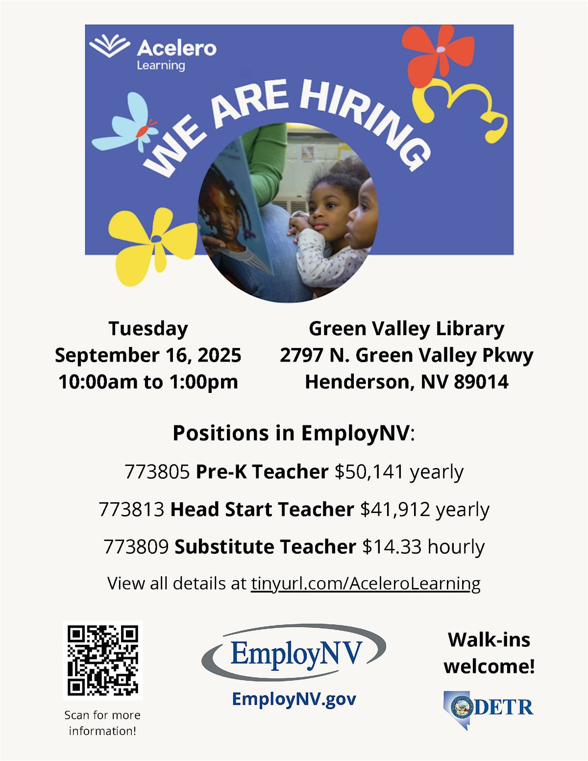 Acelero Learning Hiring Event