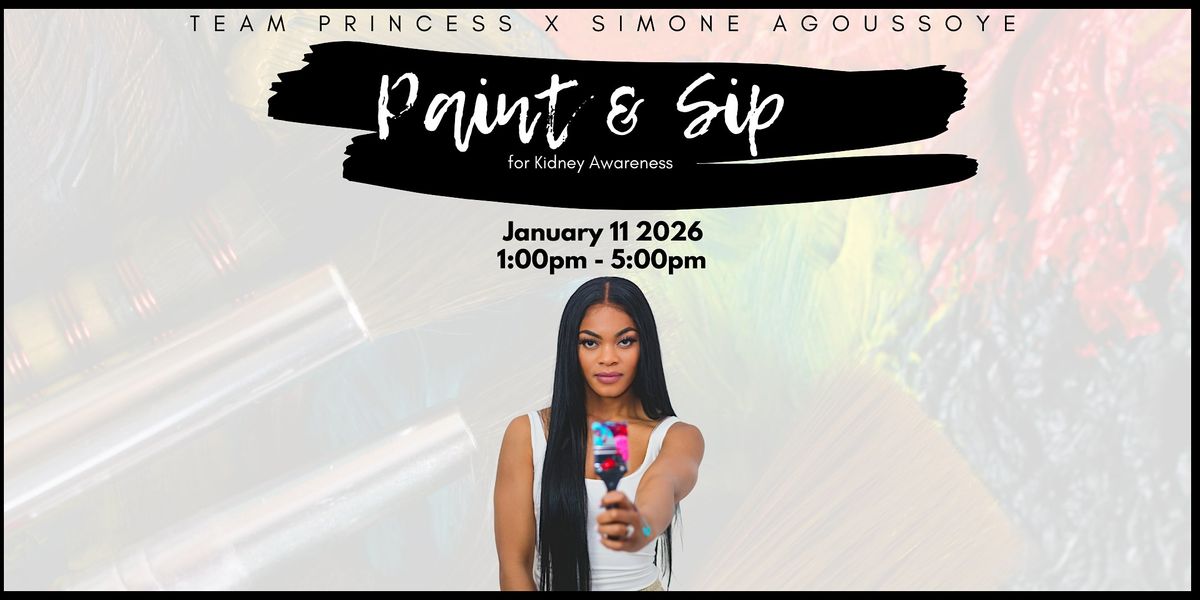 Paint & Sip for a Cause! Presented by Simone Agoussoye