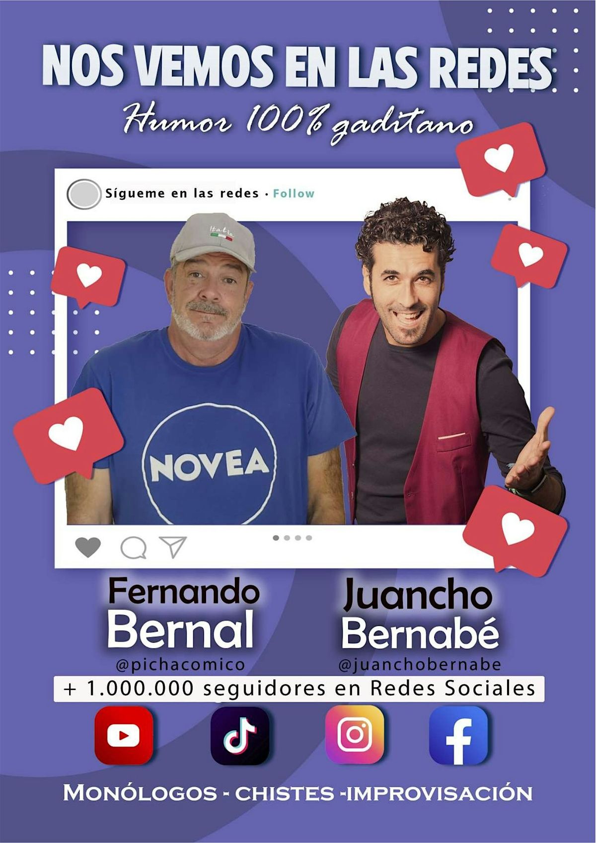 "NOS VEMOS EN LAS REDES" FERNANDO BERNAL & JUANCHO BERNAB\u00c9