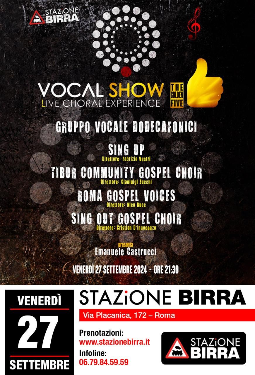 VOCAL SHOW: LIVE CHORAL EXPERIENCE