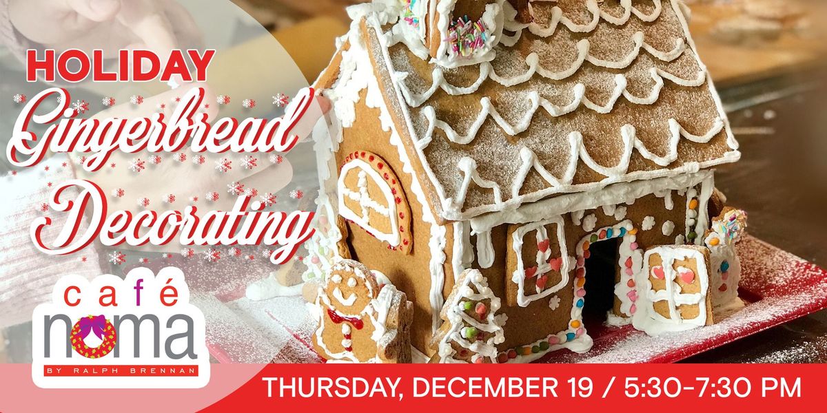 Holiday Gingerbread House Decorating