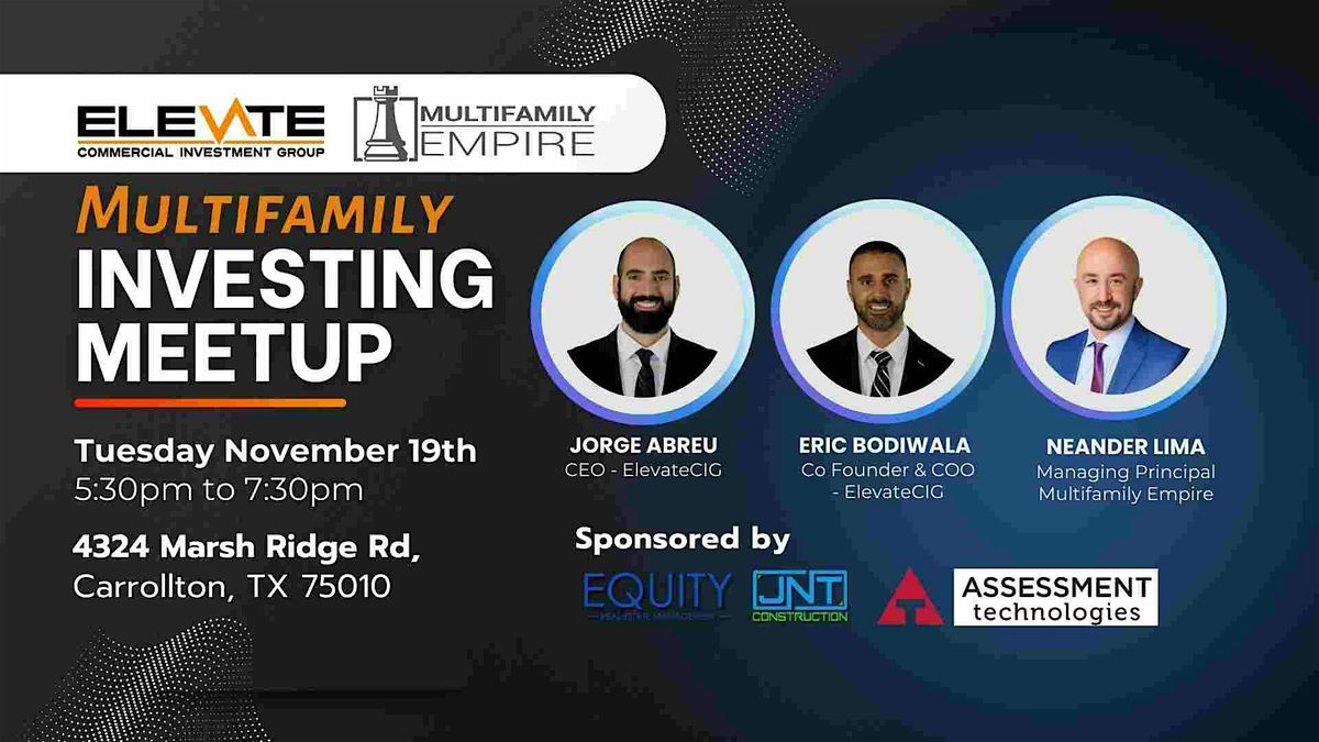 Elevate Multifamily Investing Meetup