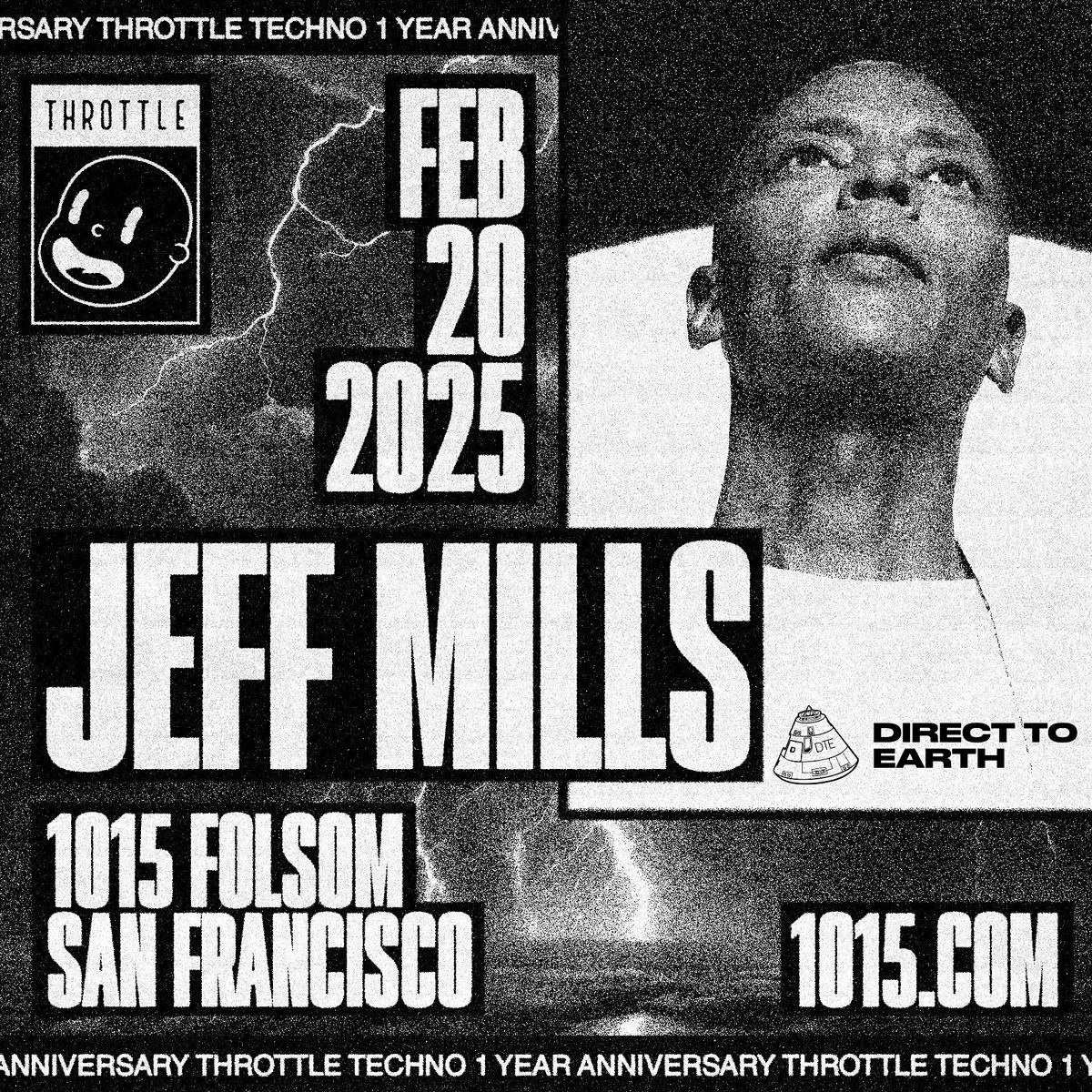 THROTTLE 1 YEAR ANNIVERSARY: Jeff Mills