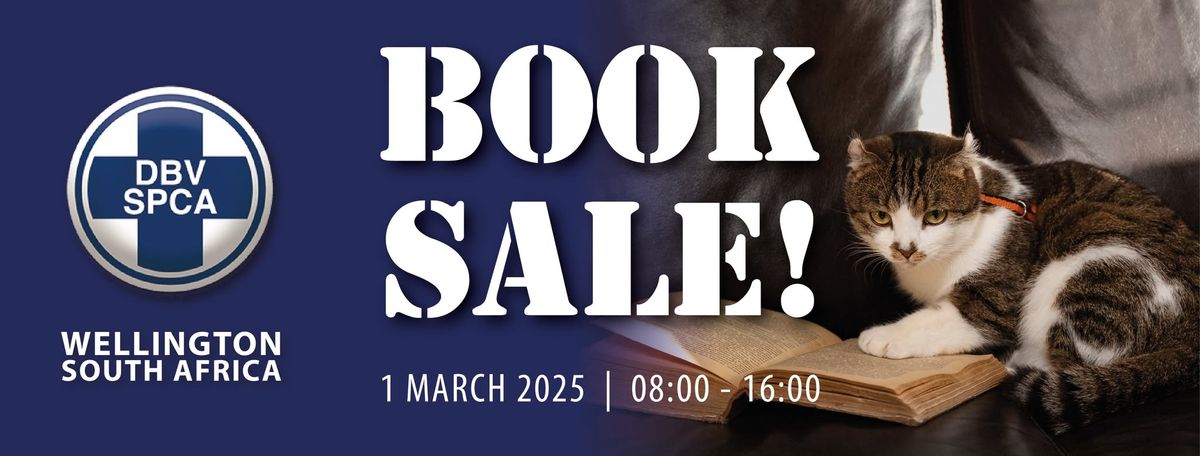 Wellington SPCA Charity Book Sale!!