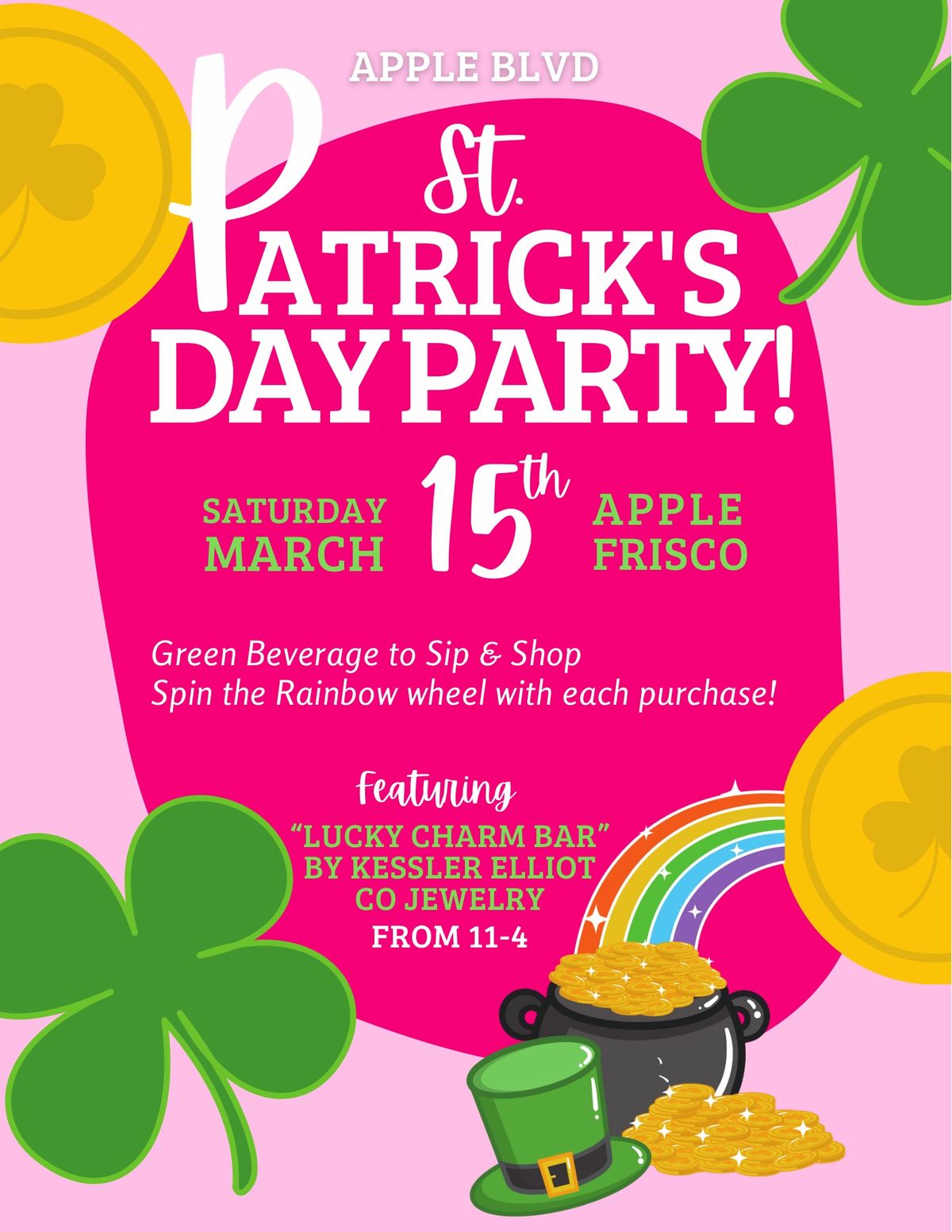 Apple Blvd St. Patrick\u2019s Day Partay