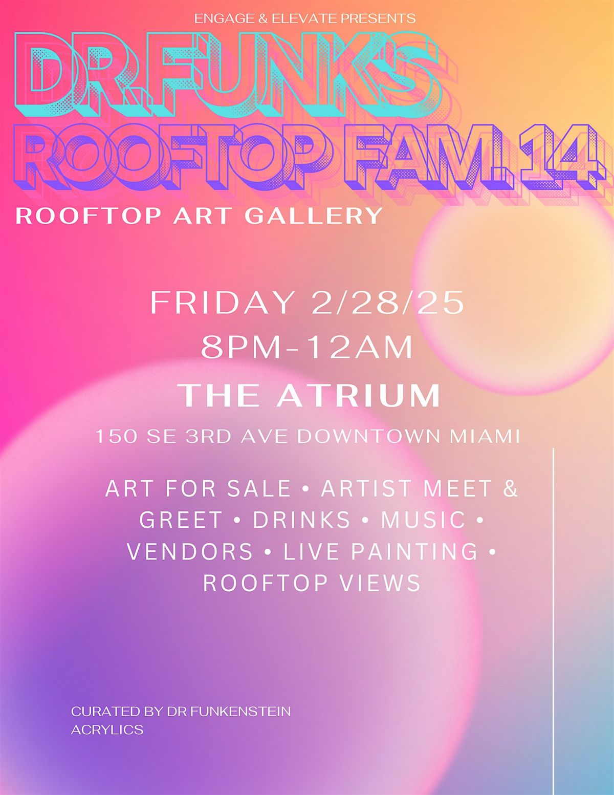 Dr Funkenstein's Rooftop Fam 14 (Rooftop Art Gallery)