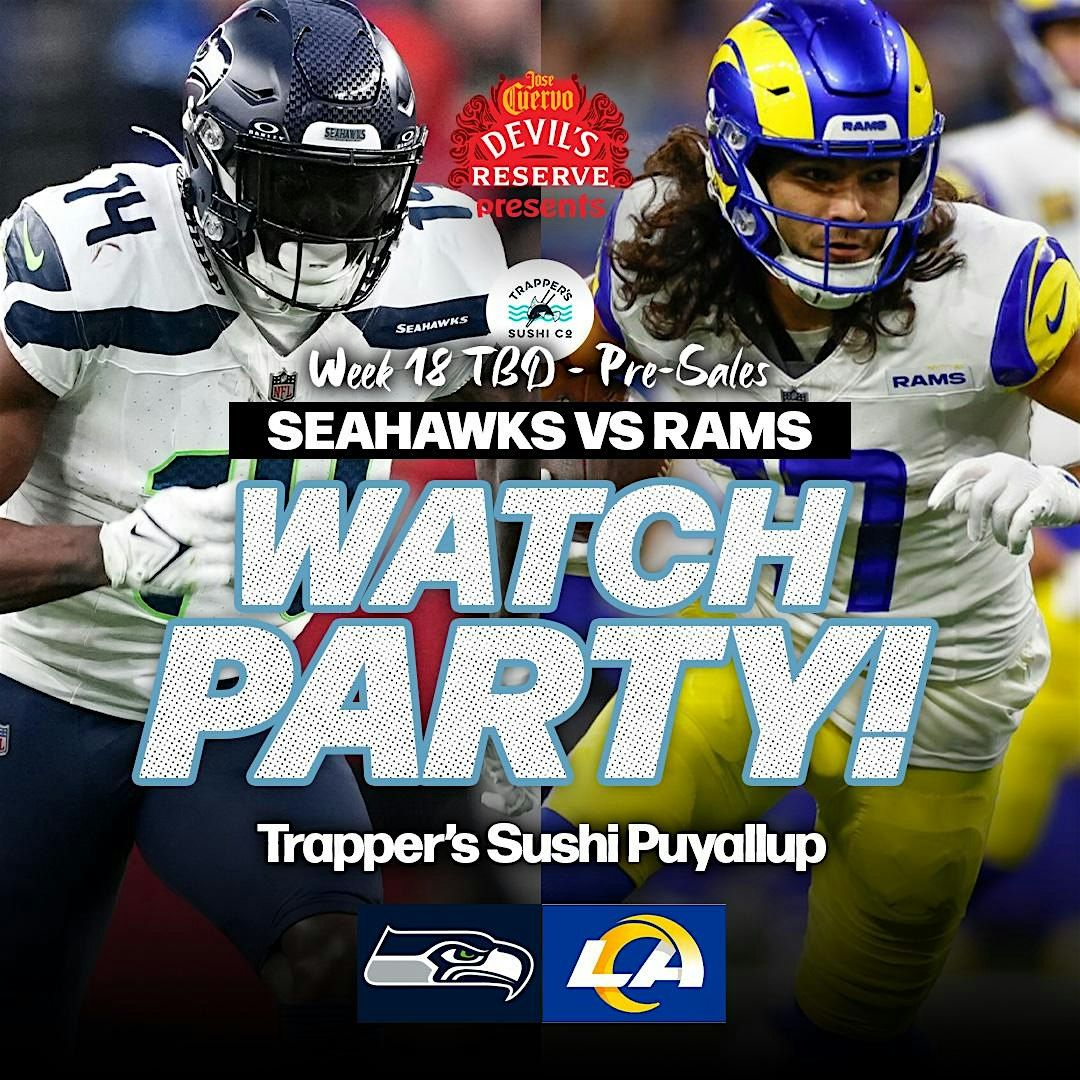 Trapper's Puyallup Seahawks vs. Rams NFL Watch Party!