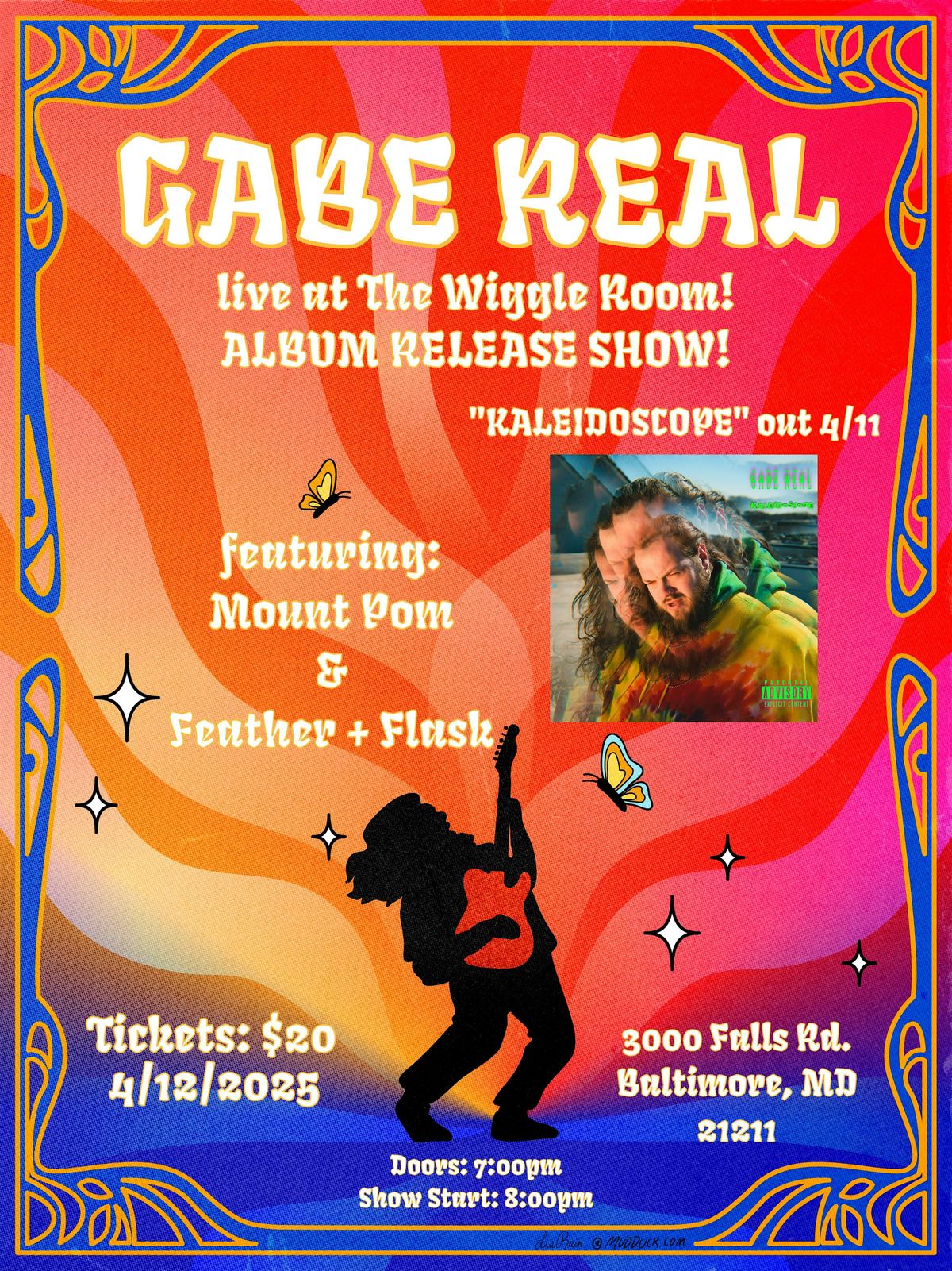 GABE REAL Live at Wiggle Room Album Release Show! "Kaleidoscope"