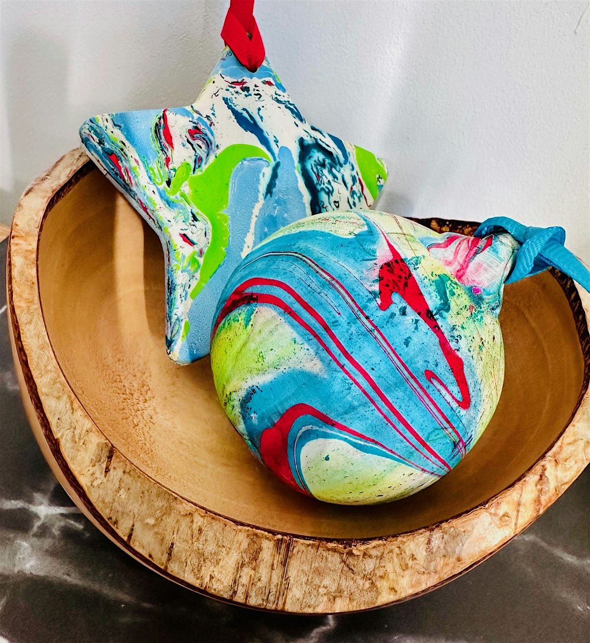 Marbling Magic \u2013 Christmas Bauble Workshop! | McManus Mondays