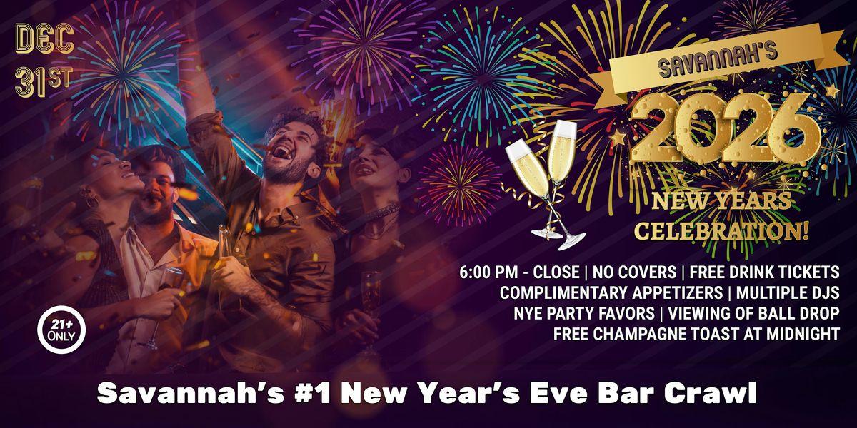 Savannah NYE Bar Crawl