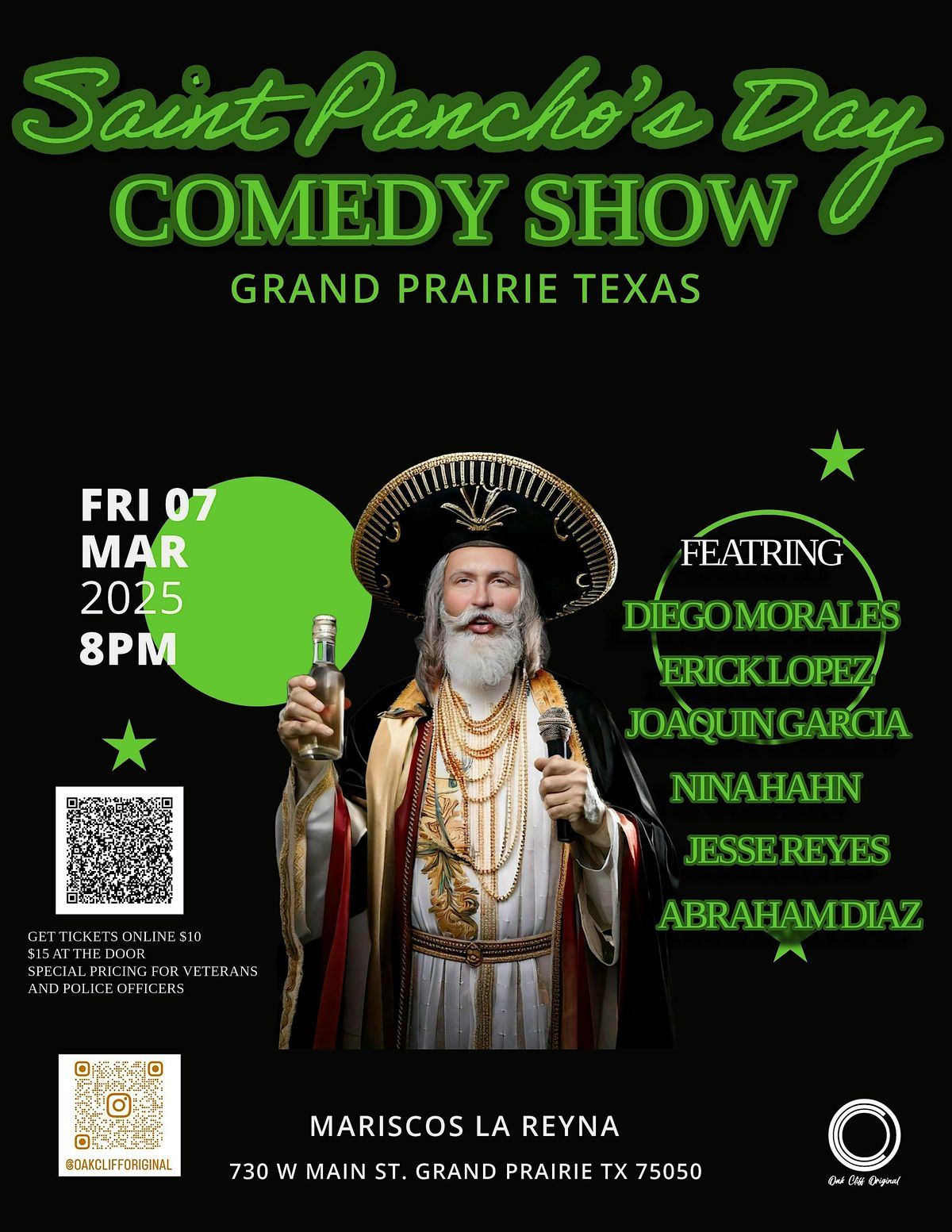 Saint Pancho's Day Comedy Show