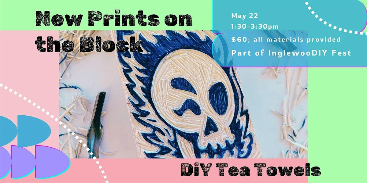New Prints on the Block: DIY Tea Towels