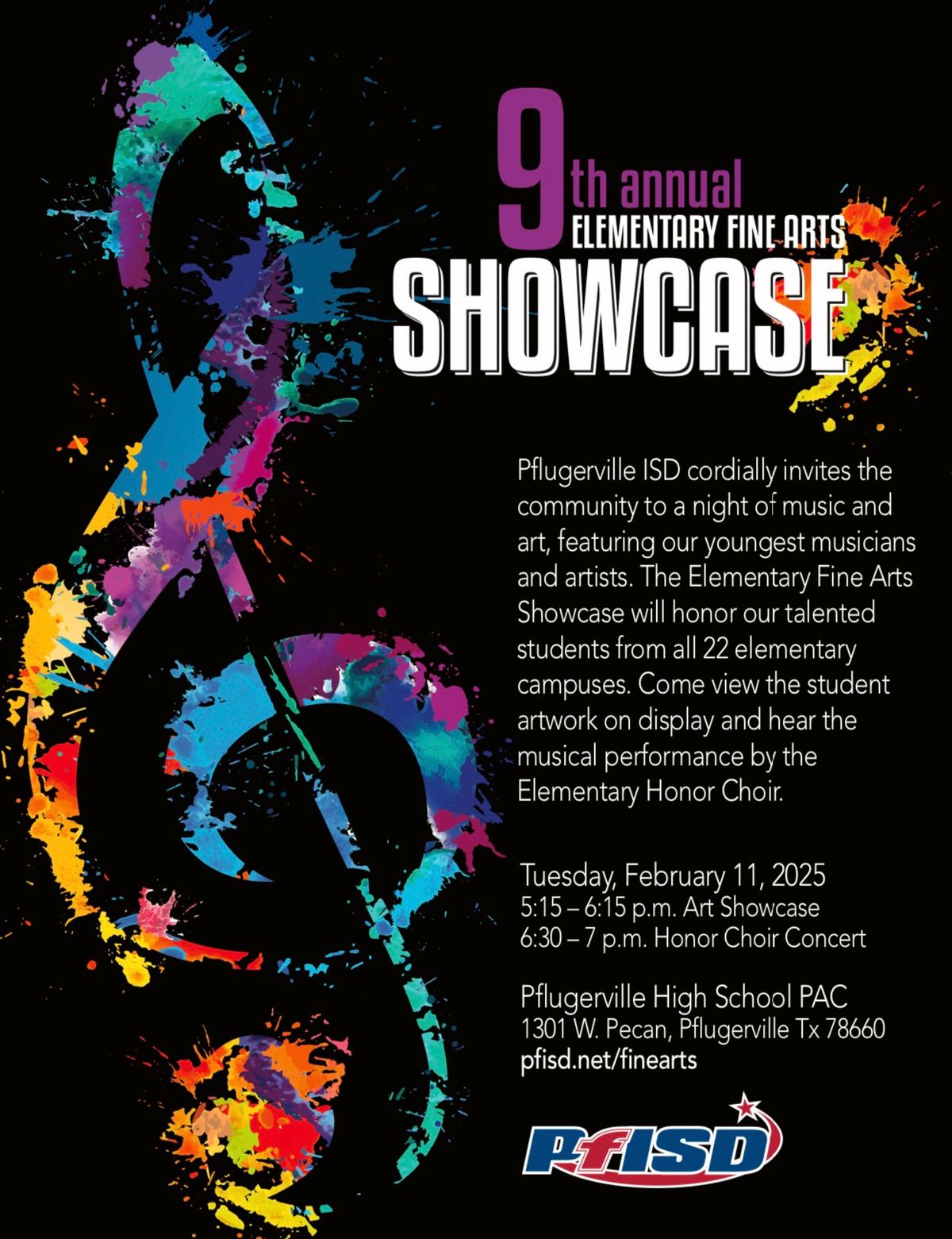 PfISD Fine Arts Showcase 