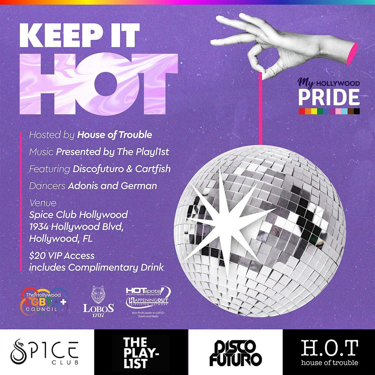 TEA DANCE hosted by My Hollywood Pride