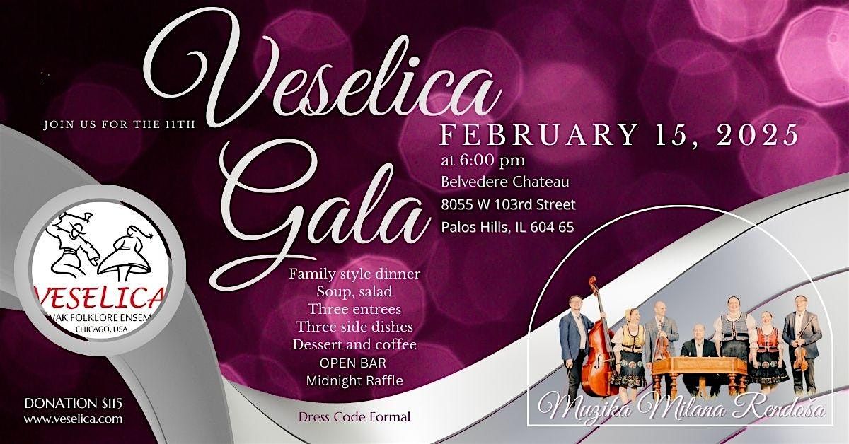 11th Annual Veselica Gala | Ples Veselice 15. Feb. 2025