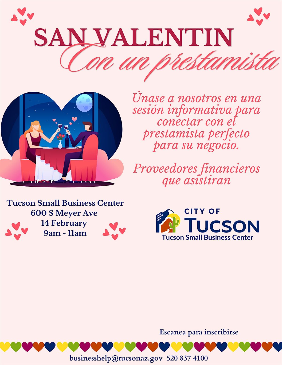 Valentines's with a Lender | San Valentin con un Prestamista