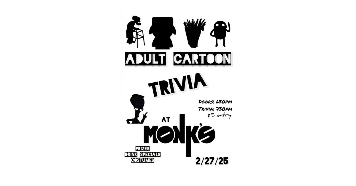 Serenity Creations Adult Cartoon Trivia