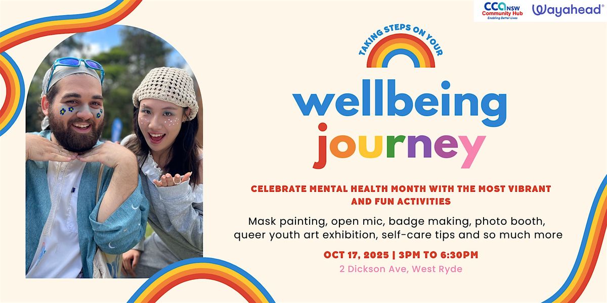 Take Steps on Your Wellbeing Journey \u2013 Queer Youth Creative Day -17-24 YRS
