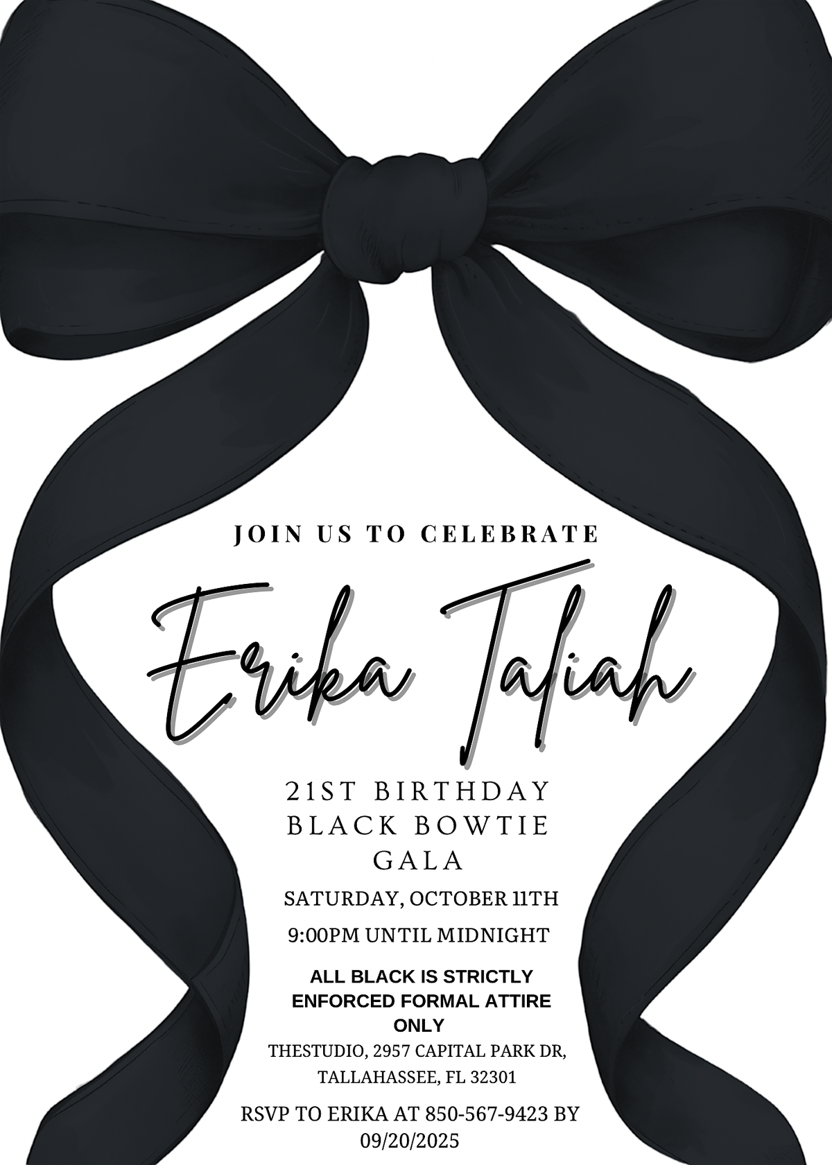 Erika Taliah\u2019s Black Tie Event
