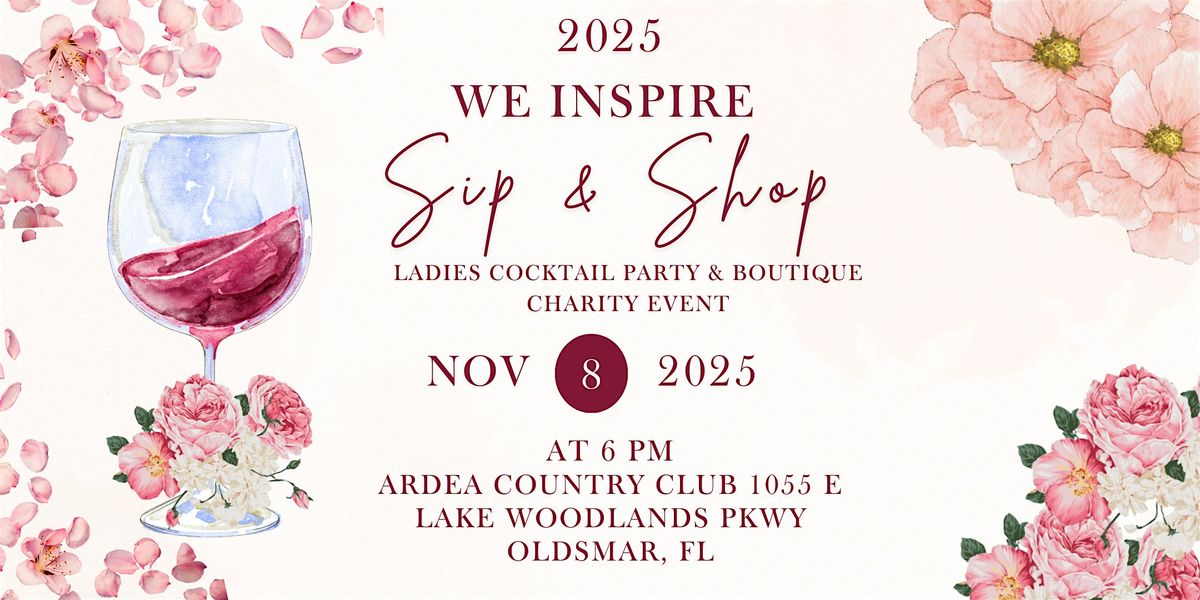 Sip & Shop Ladies Cocktail Party & Pop Up Boutique