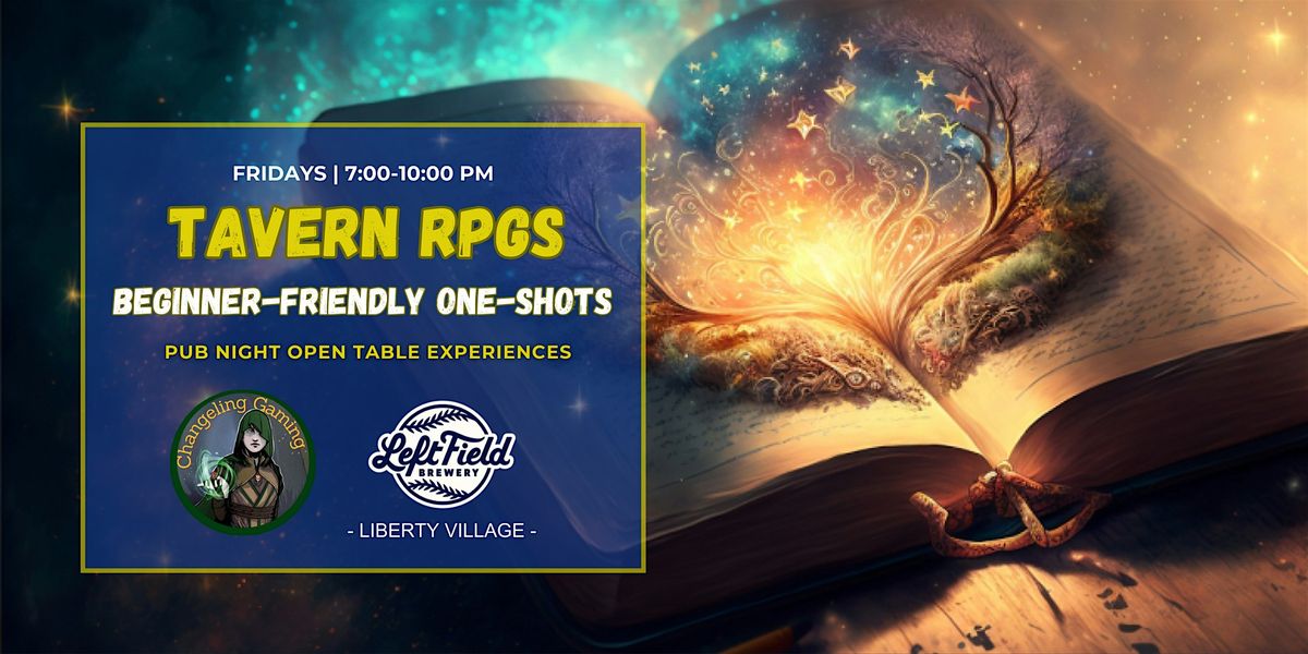 Tavern RPG: Vampire the Masquerade @ Left Field Brewery in Liberty Village