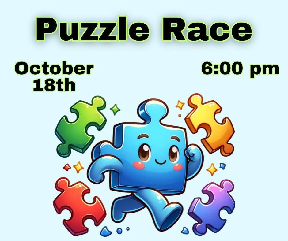  Puzzle Race - October 18th 2024 - (1 purchase is for a team play) 