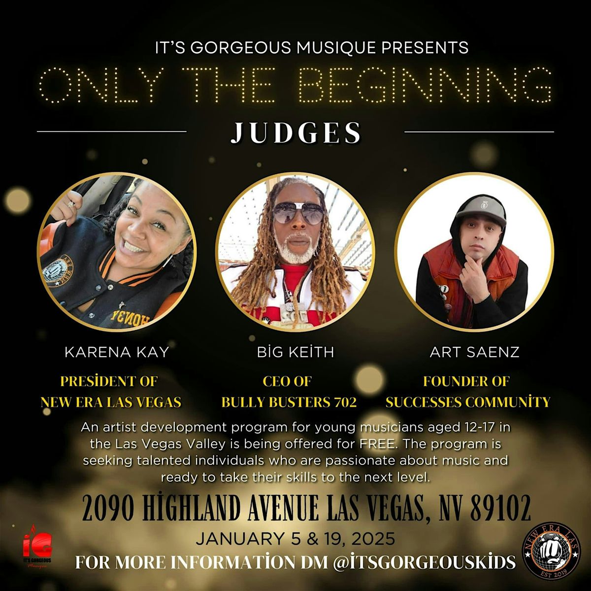 It's Only the Beginning: Youth Workshop Auditions