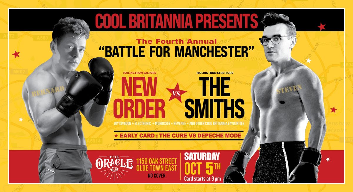 New Order vs The Smiths: 4th Annual Battle For Manchester