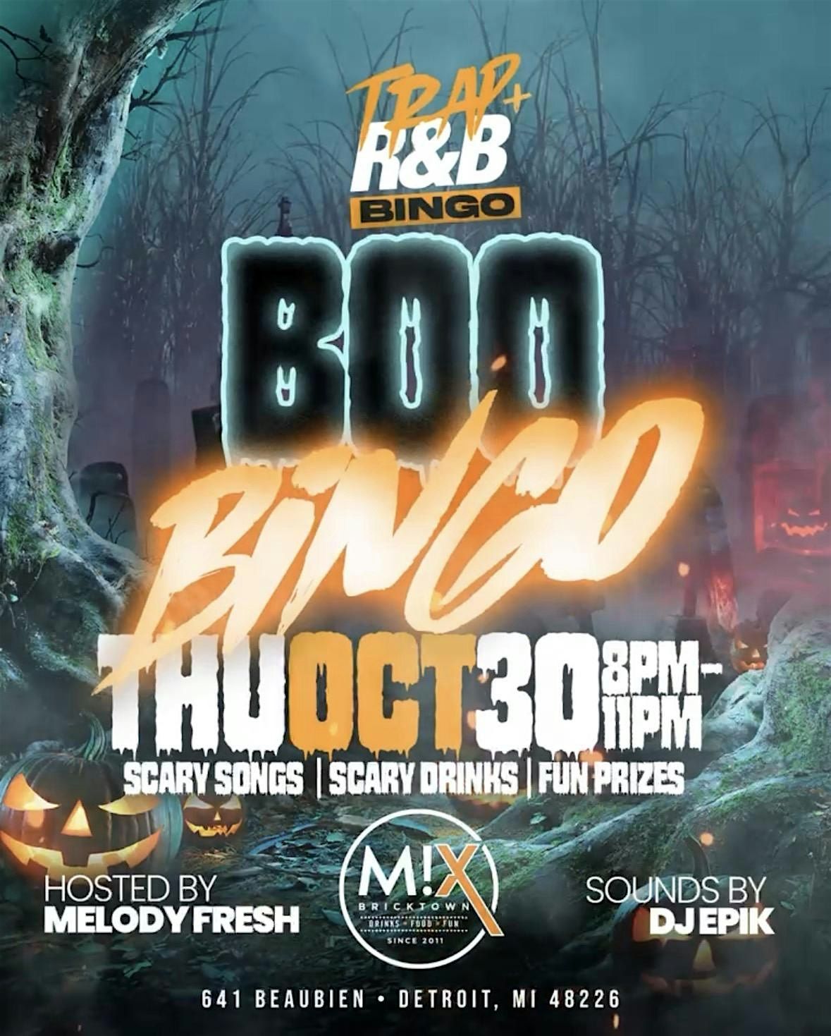 Boo Bingo: R&B Trap Edition