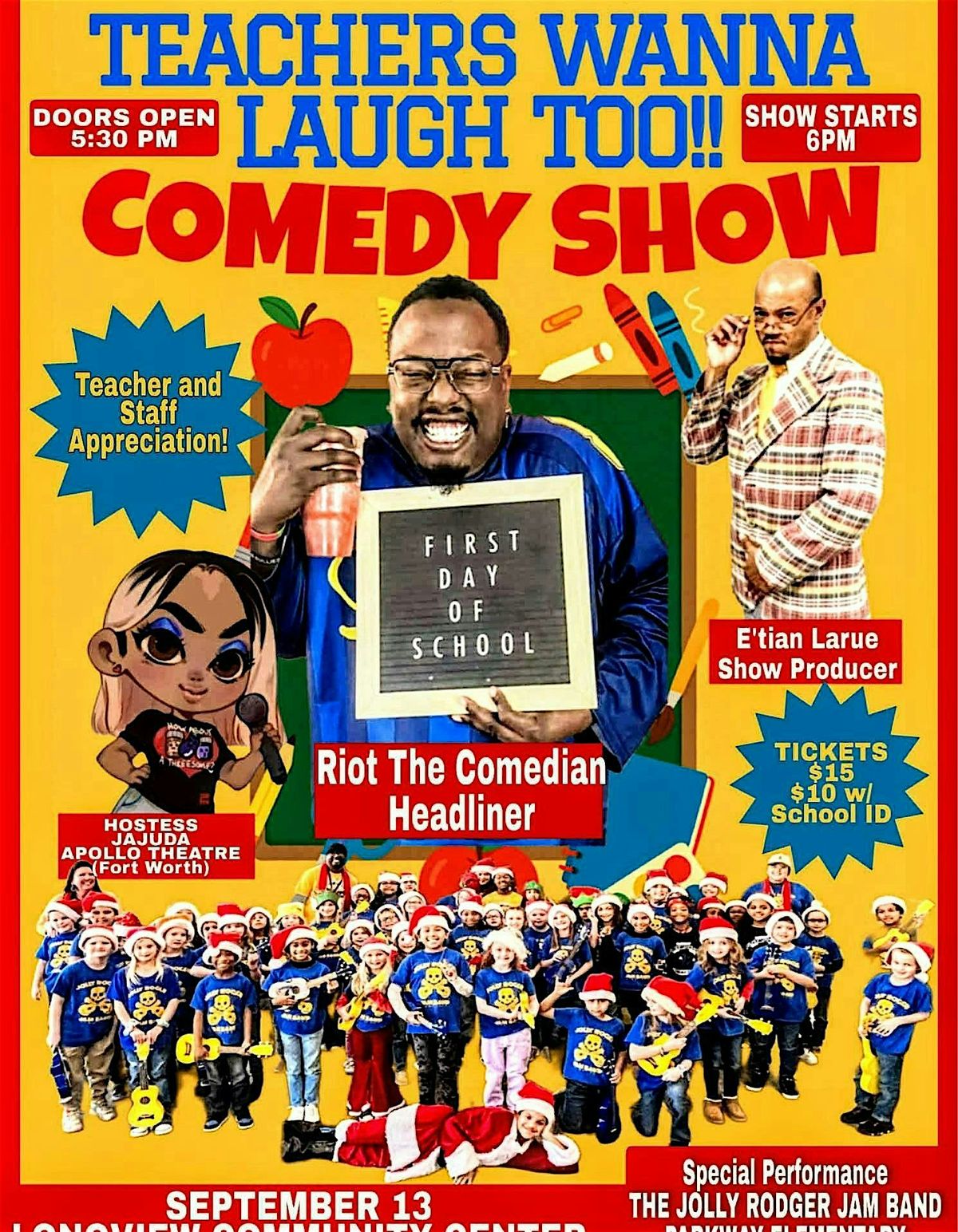 TEACHERS WANNA LAUGH TOO!