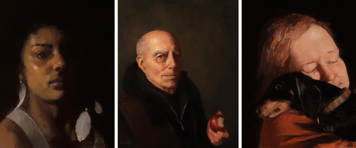 "Artist on View" Free Portraiture Demo with Matt Miller