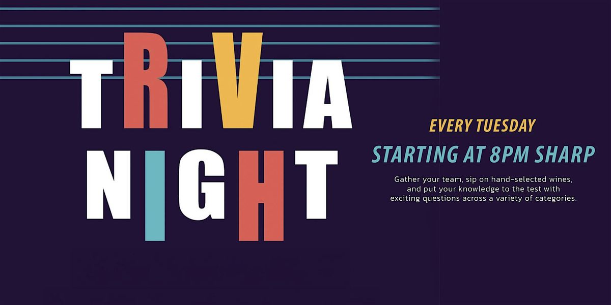 Trivia Night at The Vintage Wine Bar