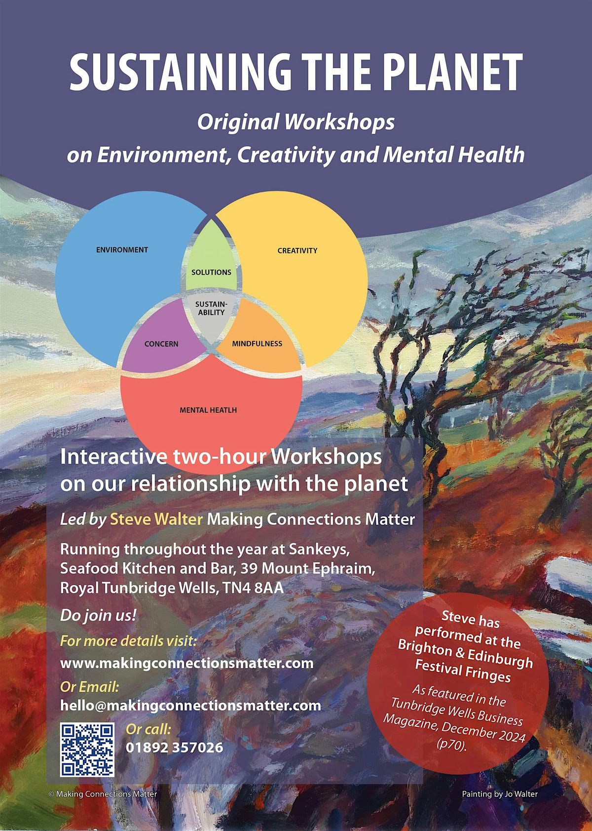 Sustaining the Planet: Environment, Creativity & Mental Health